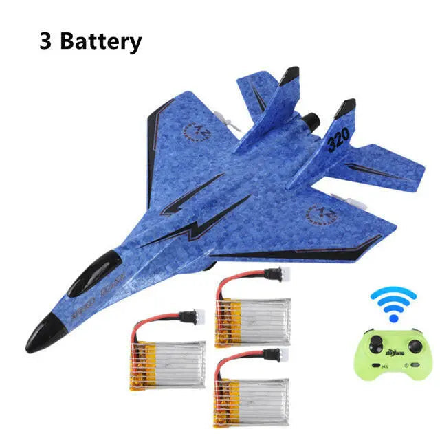 2.4G Glider RC Drone MIG 320 Fixed Wing Airplane Hand Throwing Foam Dron Electric Remote Control Outdoor RC Plane Toys for Boys - Toys Galore & More