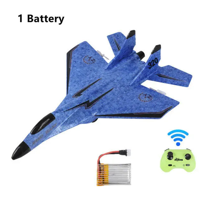 2.4G Glider RC Drone MIG 320 Fixed Wing Airplane Hand Throwing Foam Dron Electric Remote Control Outdoor RC Plane Toys for Boys - Toys Galore & More