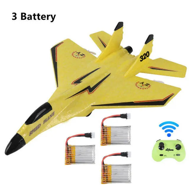 2.4G Glider RC Drone MIG 320 Fixed Wing Airplane Hand Throwing Foam Dron Electric Remote Control Outdoor RC Plane Toys for Boys - Toys Galore & More