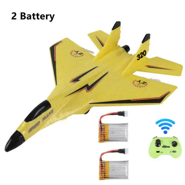 2.4G Glider RC Drone MIG 320 Fixed Wing Airplane Hand Throwing Foam Dron Electric Remote Control Outdoor RC Plane Toys for Boys - Toys Galore & More