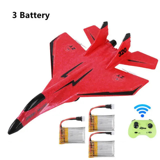 2.4G Glider RC Drone MIG 320 Fixed Wing Airplane Hand Throwing Foam Dron Electric Remote Control Outdoor RC Plane Toys for Boys - Toys Galore & More