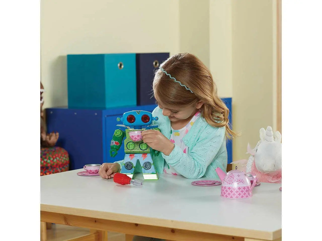 Design & Drill Robot, Preschool STEM & Take Apart Building Toys for Toddler Boys Girls Ages 3+