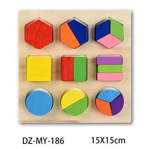 New 30cm Baby Toys Montessori Wooden Puzzle Hand - Toys Galore & More