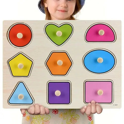 New 30cm Baby Toys Montessori Wooden Puzzle Hand - Toys Galore & More