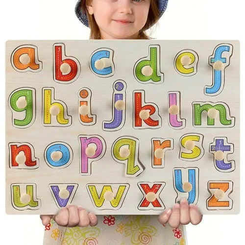 New 30cm Baby Toys Montessori Wooden Puzzle Hand - Toys Galore & More