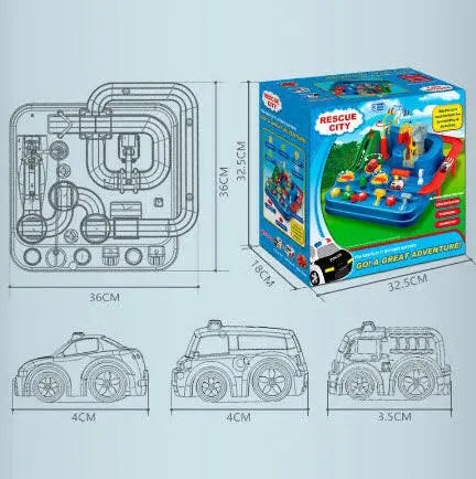 Manual Car Adventure Track Toys - Toys Galore & More